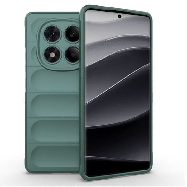 Blødt grebsformet Xiaomi Redmi Note 14 Pro 5G cover - Grøn Green