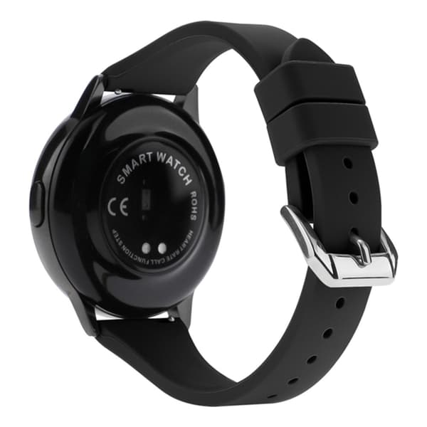 22 mm universal klockarmband i silikon - Svart Svart