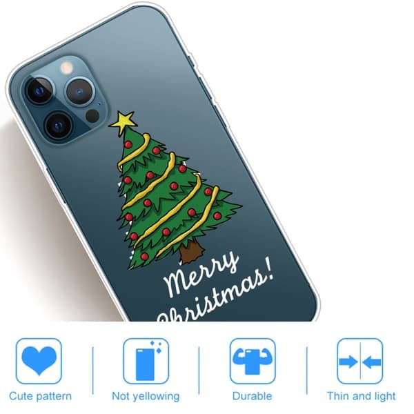 Juleveske til iPhone 14 Pro Max - Juletre Green