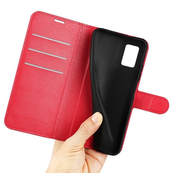 Klassisk ZTE Avid 589 flip etui - Rød Red