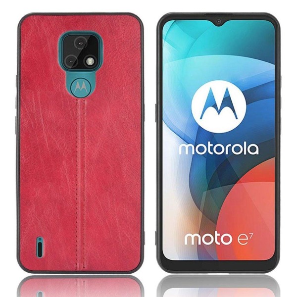 Admiral Motorola Moto E7 Cover - Rød Red