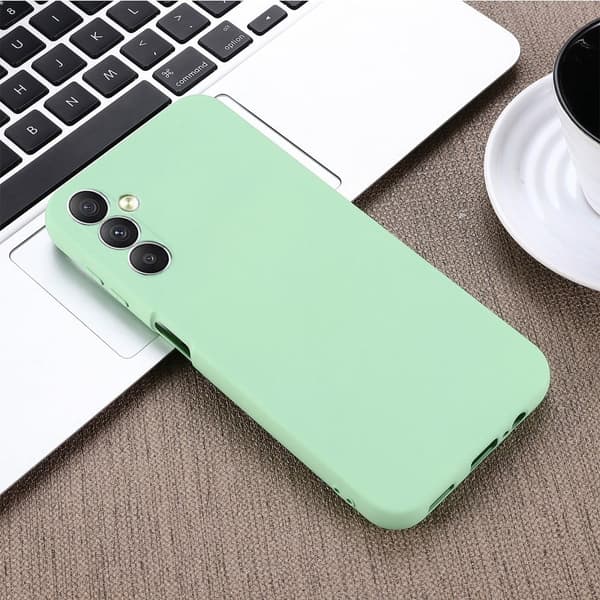 Matte Liquid silikone cover til Samsung Galaxy A24 4G - Grøn Green