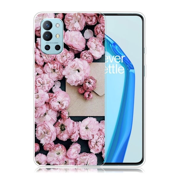 Deco Oneplus 9r Etui - Lyserød Blomst Pink