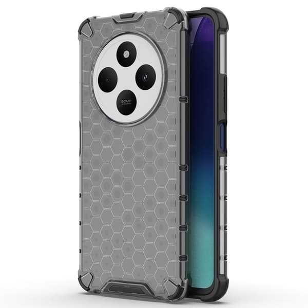 Bofink Honeycomb Xiaomi Redmi 14R / Xiaomi Redmi 14C cover - Sort Black