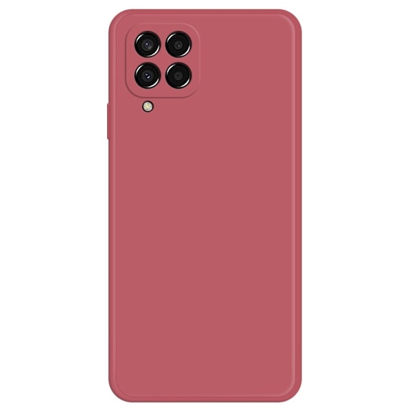 Avfasat gummerat droppskydd för Samsung Galaxy M33 5G - Röd Röd
