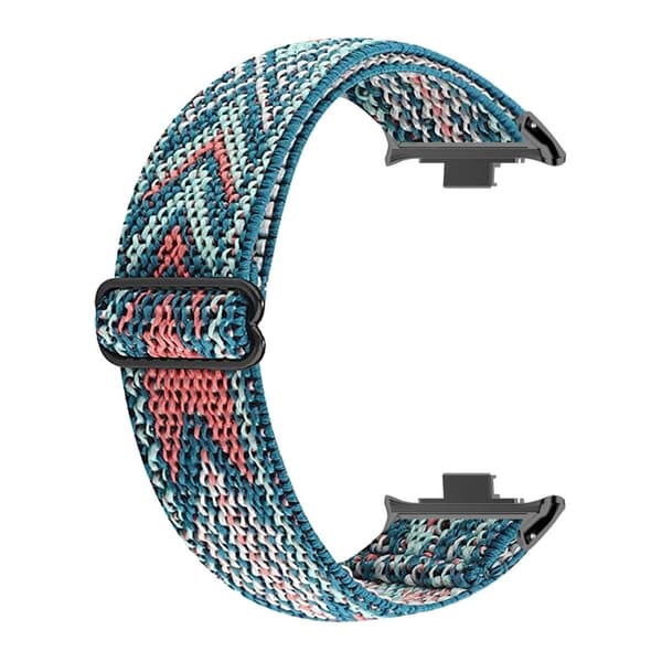 Xiaomi Smart Band 8 Pro Nylon Braided Watch Strap Quick Release Elastic Watch Band - Pile Multicolor