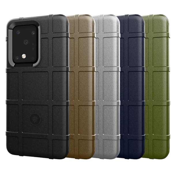 Rugged Shield Samsung Galaxy S20 Ultra kotelot - Musta Black