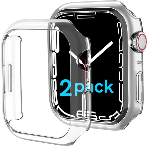 2kpl AHASTYLE Apple Watch Series 8 (41mm) suojus - Läpinäkyvä Transparent