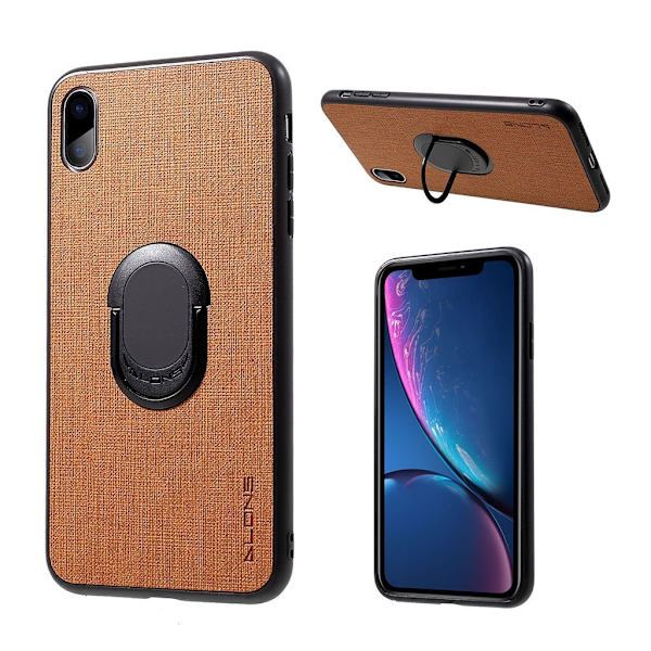 iPhone Xs Max beskyttelses deksel av hybrid materiale - brun Brown