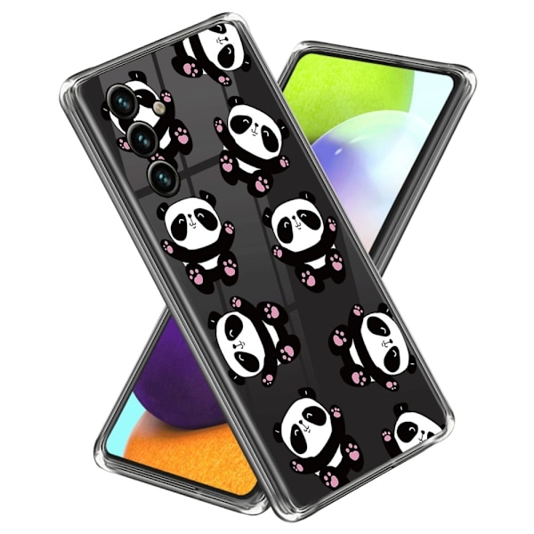 Deco Samsung Galaxy A34 5G Suojakotelo - Pandas Black