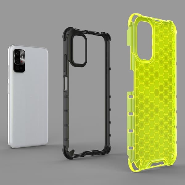 Bofink Honeycomb Xiaomi Redmi Note 10 5G Etui - Grøn Green