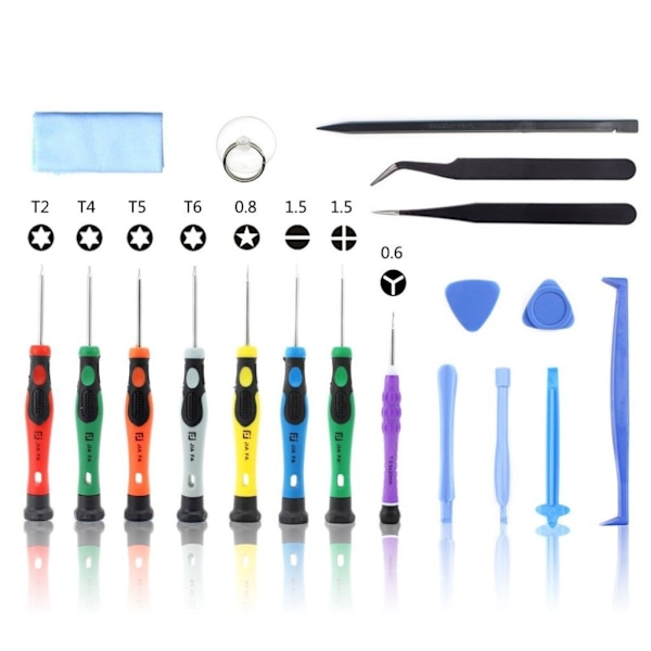 JF-8115 19-i-1 verktygs-kit mobiltelefon reparera multifärg