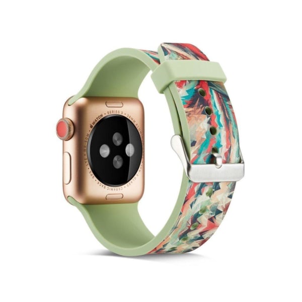 Apple Watch Series 5 40mm camouflage silikone Urrem - Kaleidoscopic Shapes Multicolor