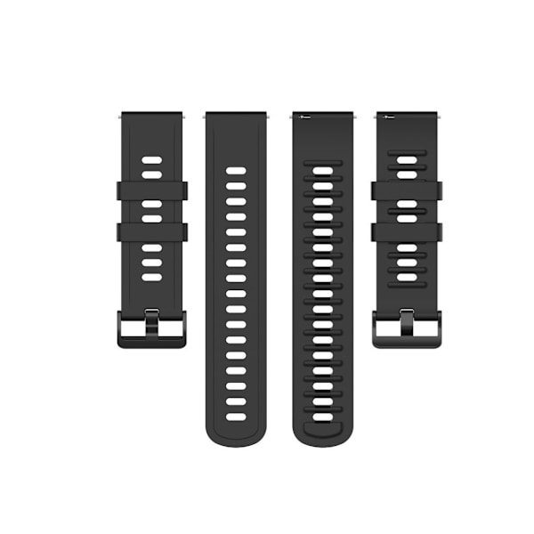 Amazfit GTR 47mm / Pace klockarmband i silikon - Svart Svart