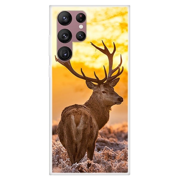 Deco Samsung Galaxy S22 Ultra skal - Älg Brun
