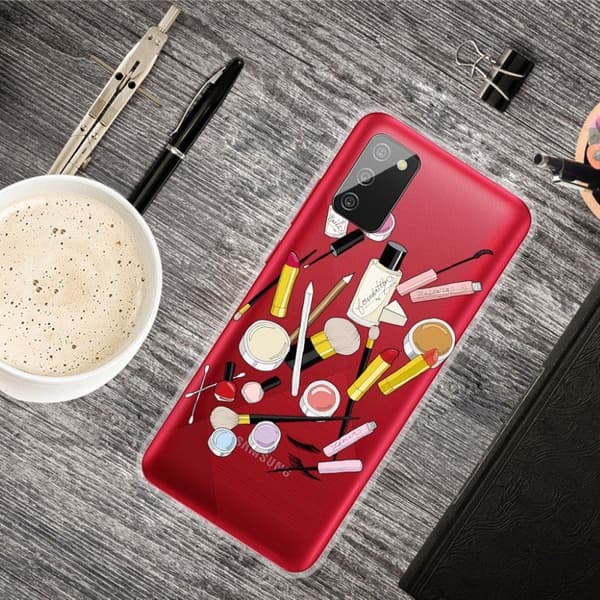 Deco Samsung Galaxy A02s Etui - Makeups Multicolor