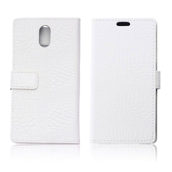 Samsung Galaxy J5 (2017) Fashionable og holdbart læder etui - Hvid White