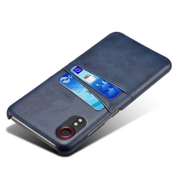 Dual Card Suojakotelo Samsung Galaxy Xcover 5 - Sininen Blue