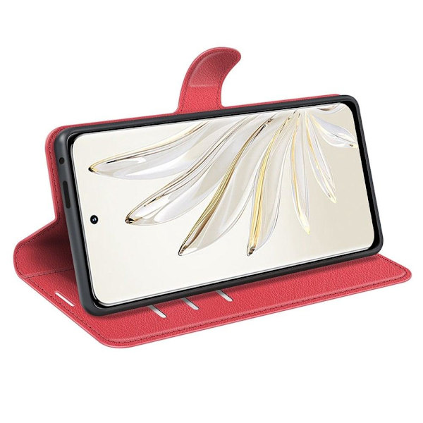 Klassisk Honor 70 Pro Flip Etui - Rød Red