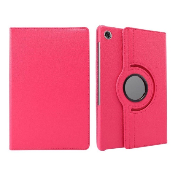 Lenovo Tab M10 FHD Plus 360 degree litchi texture leather case - Pink