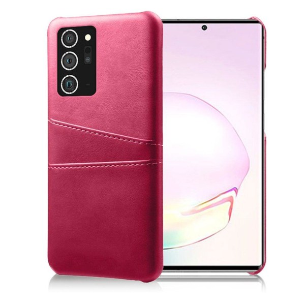 Dual Card Etui Samsung Galaxy Note 20 - Rose Pink
