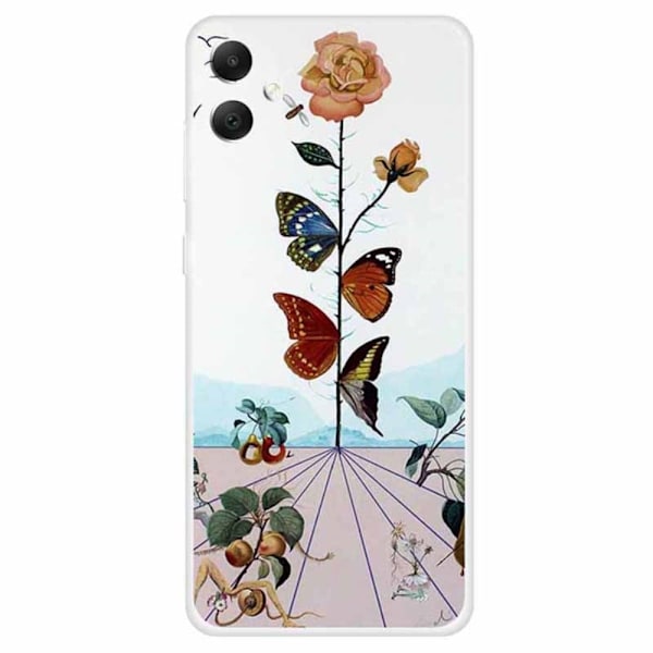 Imagine Samsung Galaxy A05 cover - Sommerfugleblomst Multicolor