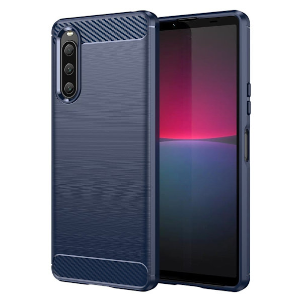 Carbon Flex Etui Sony Xperia 10 V - Blå Blue