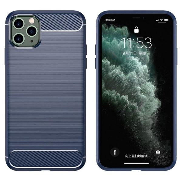 Carbon Flex etui - iPhone 11 Pro - Blå Blue