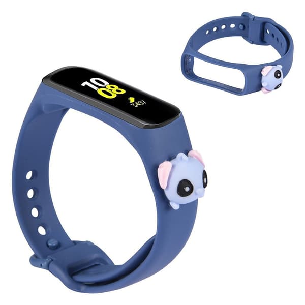 Samsung Galaxy Fit cute doll décor ram - blå Blå