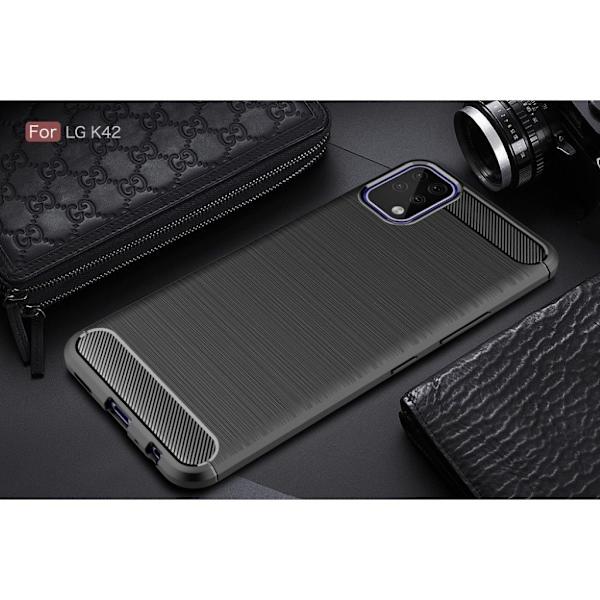 Carbon Flex LG K42 kotelot - Musta Black