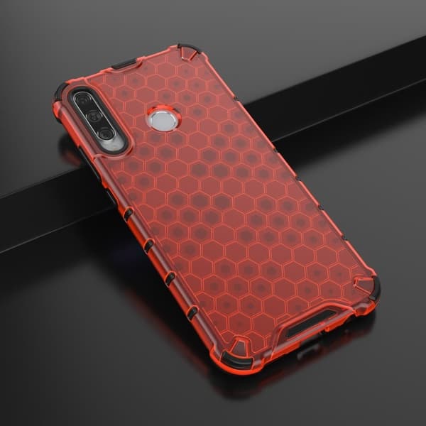 Bofink Honeycomb Huawei P40 Lite E deksel - Rød Red