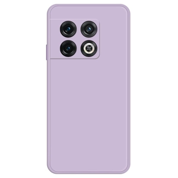 Beveled anti-drop rubberized cover for OnePlus 10 Pro - Purple Lila