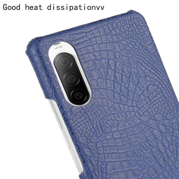 Croco Sony Xperia 10 II skal - Mörkblå Blå