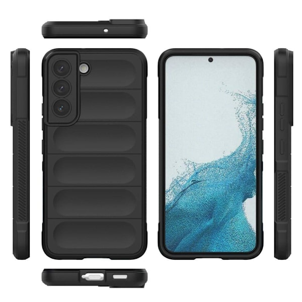Mjukt greppformat Samsung Galaxy S22 Plus skal - Svart Svart