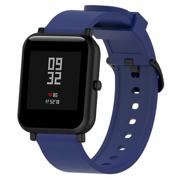 Huami Amazfit silikoneurrem - mørkeblå Blue