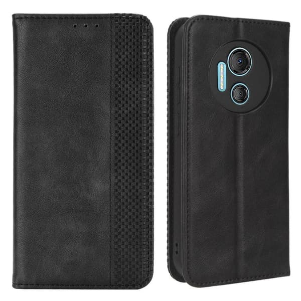 Bofink Vintage Doogee X97 / X97 Pro Læder Etui - Sort Black