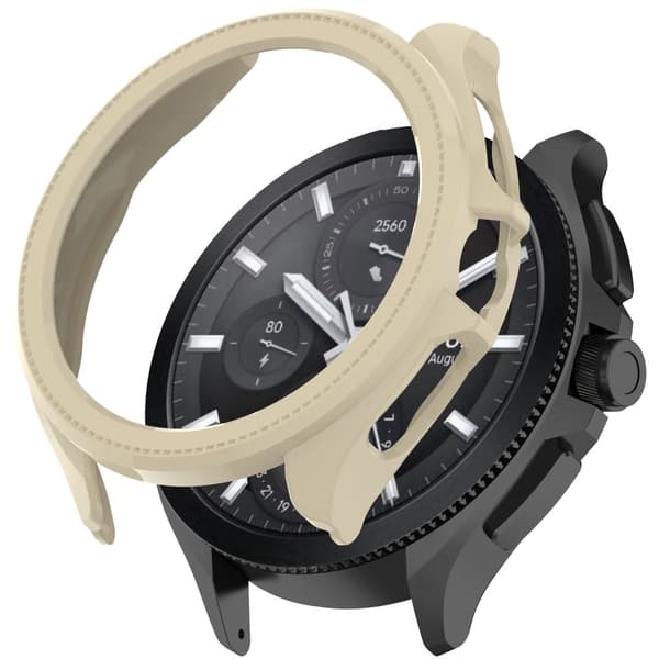 Xiaomi Watch 2 Pro skyddande ramhårt urholkat klockfodral - Elfenben Vit Vit