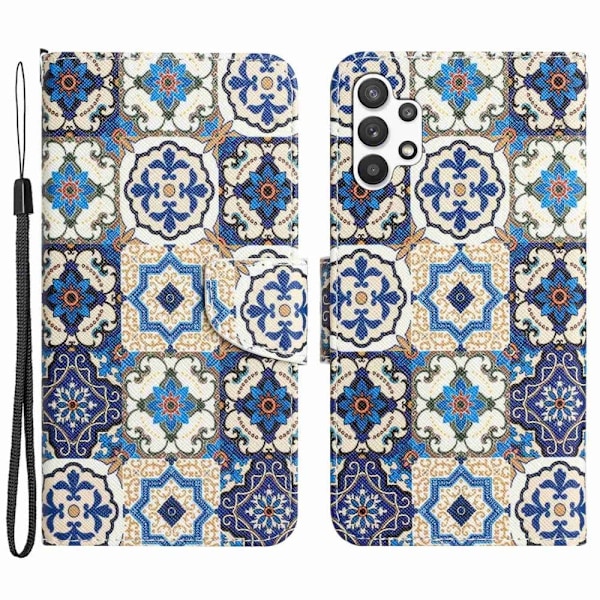 Wonderland Samsung Galaxy A04s / A13 5g / A13 4g Läppäkotelo - Retro Totem Multicolor