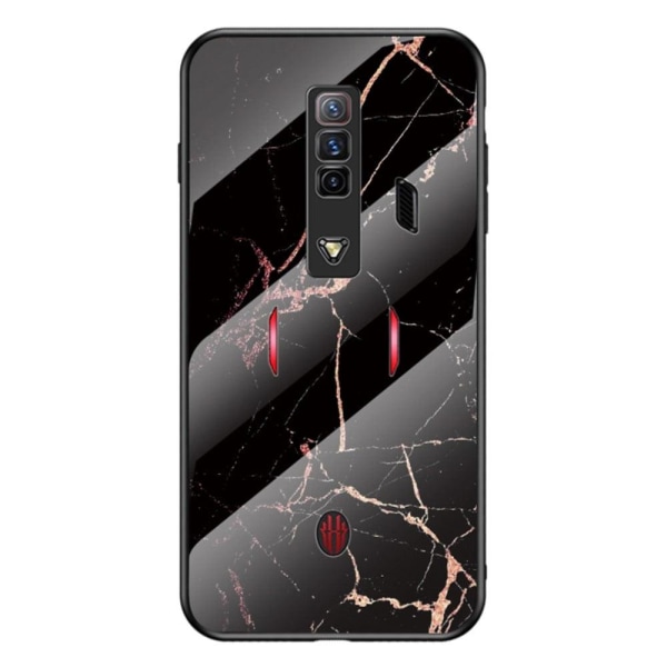 Fantasy Marble ZTE nubia Red Magic 7 cover - Gold Black Marble Black
