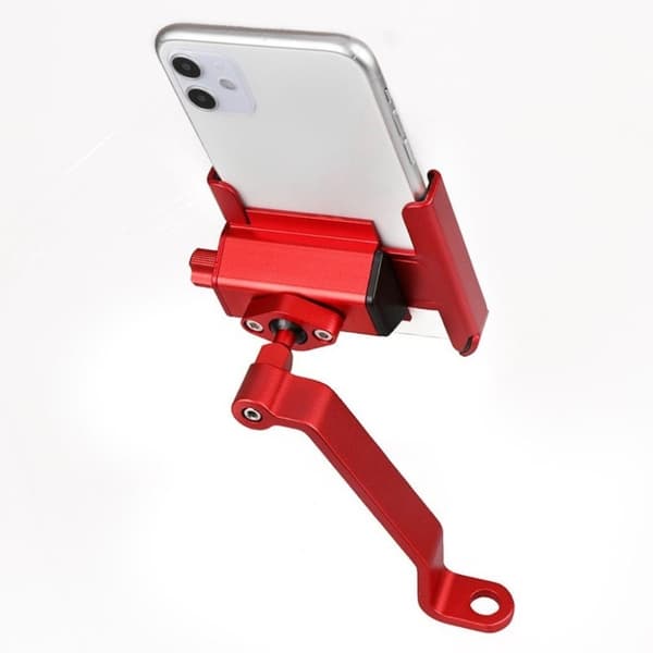 Universalholder for sykkeltelefon - Bakspeil / Rød Red