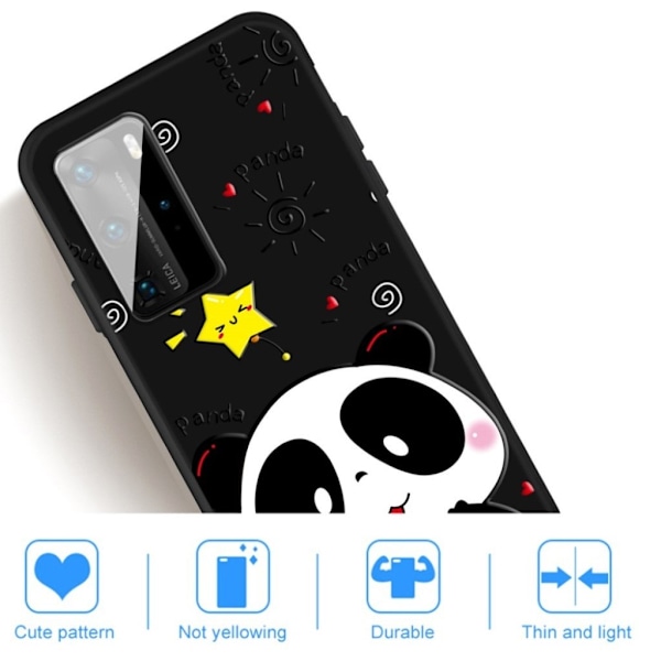 Imagine Huawei P40 Cover - Panda Multicolor