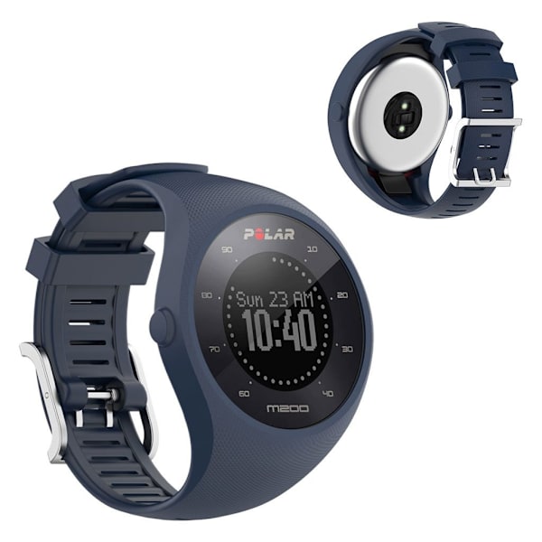 Polar M200 silicone watch band - Midnight Blue Blå