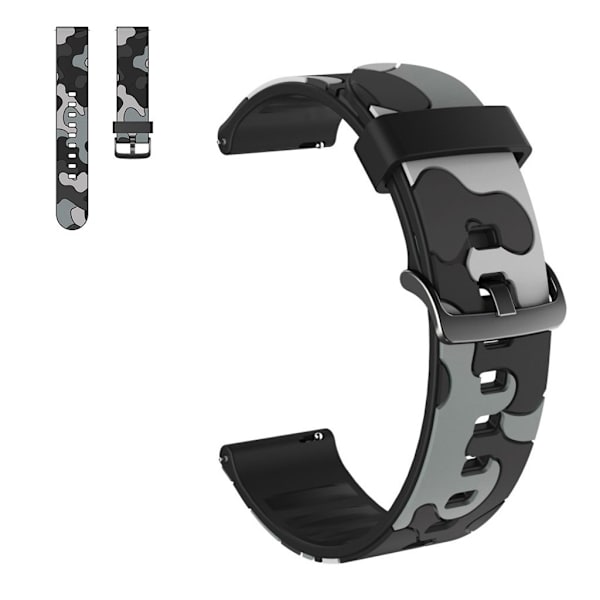 Urrem med camouflage-tema til dit Huawei- og Amazfit-ur - Sort Black