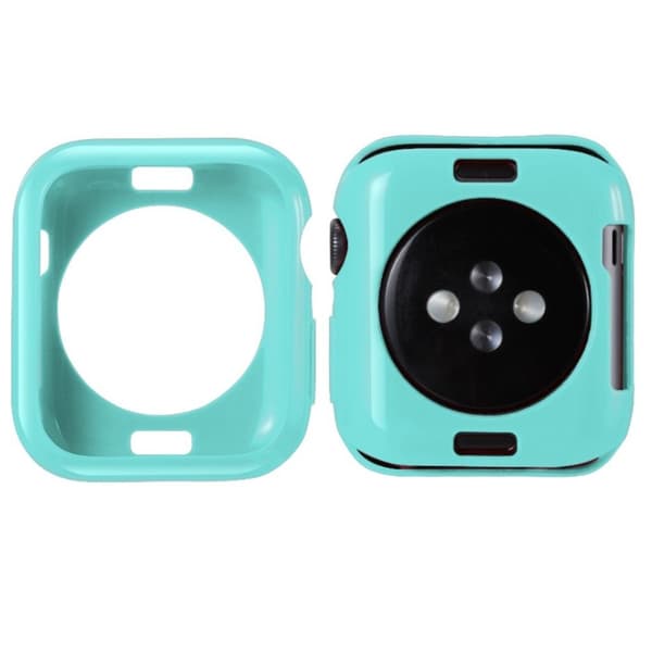 Apple Watch Series 5 40mm simple silikon fodral - baby blå Blå
