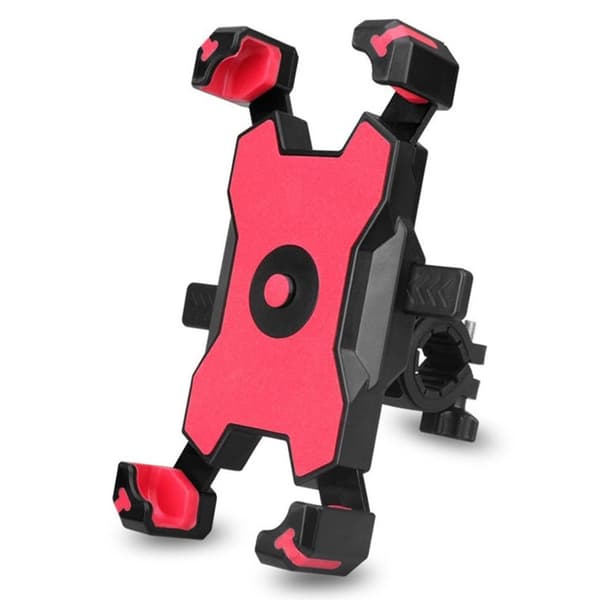Universal BG-116 telefonholder til cykel/motorcykel - Styr / Rød Red