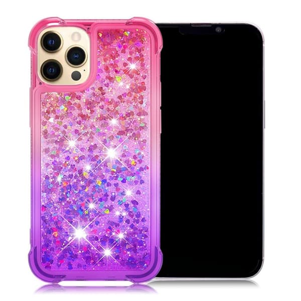 Princess iPhone 13 Pro Max deksel - Rosa / Lilla Multicolor