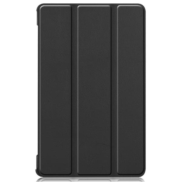 Lenovo Tab M8 Simple Trippelt Lær Flippetui - Svart Black