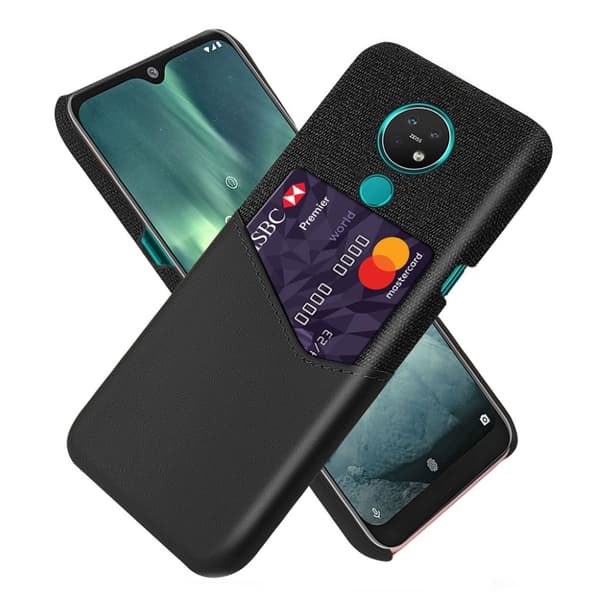 Bofink Nokia 7.2 Kortdeksel - Svart Black