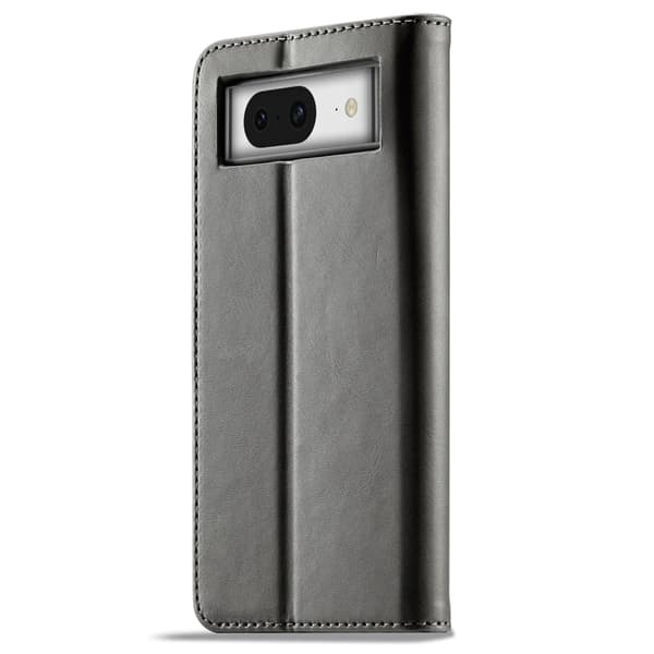 LC.IMEEKE Google Pixel 8A flip etui - Sølv/Grå Silver grey