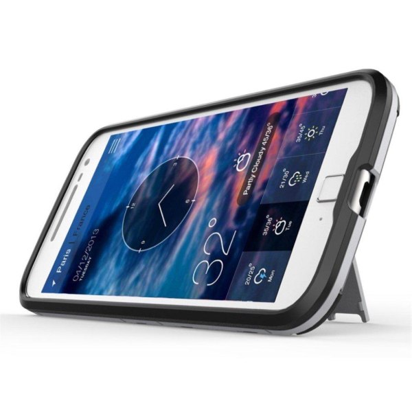 Freydis fleksibelt cover til Motorola Moto G4/G4 Plus - Sølv Silver grey